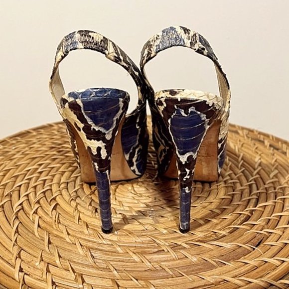 BRIAN ATWOOD SNAKESKIN SLINGBACK - Picture 3 of 4